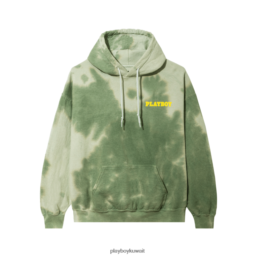 Playboy رجال أغسطس 1976 غطاء هوديي مصبوغ R820R345 ملابس أخضر