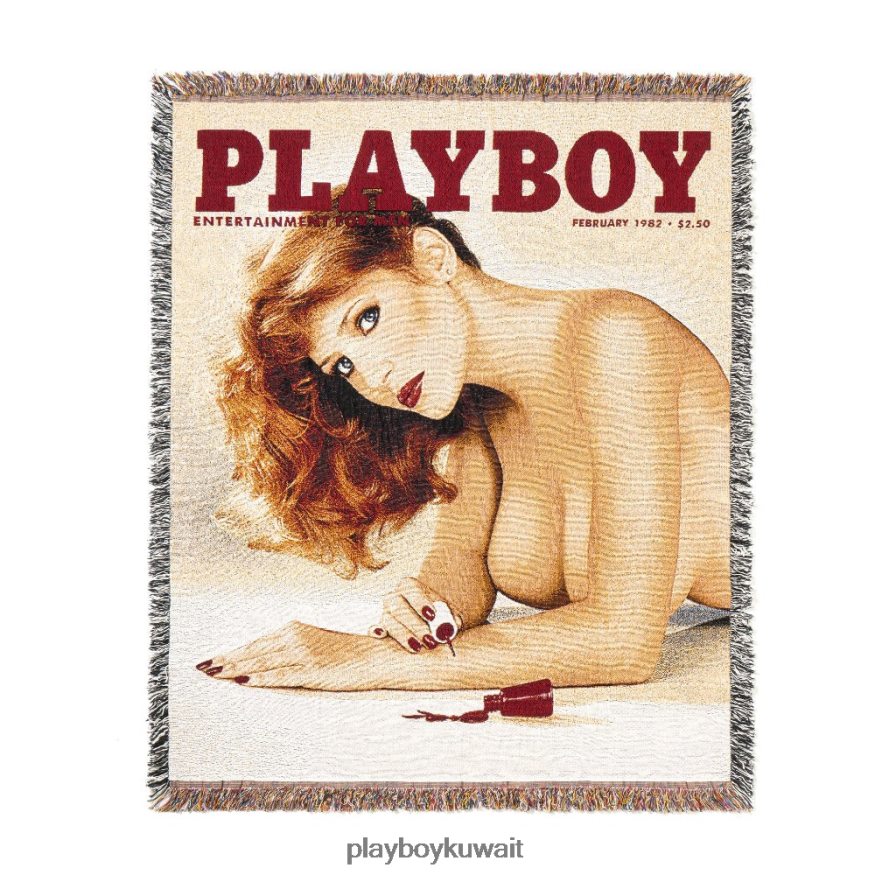 Playboy للجنسين فبراير 1982 غطاء بطانية R820R906 ملحق إبداعي