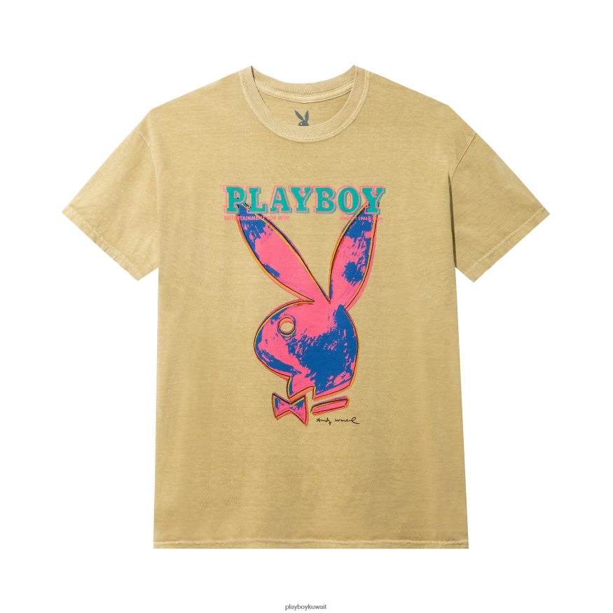 Playboy رجال يناير 1986 تي شيرت آندي وارهول R820R87 ملابس رمل