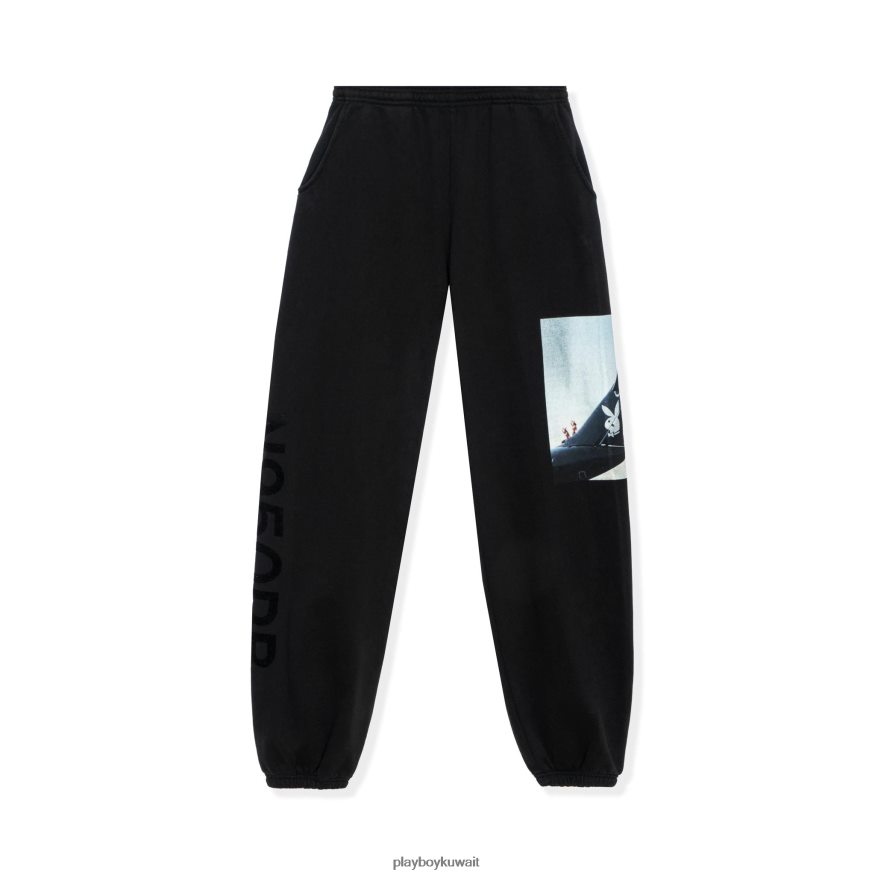 Playboy رجال أجنحة الطيران N950PB Sweatpants R820R621 ملابس أسود