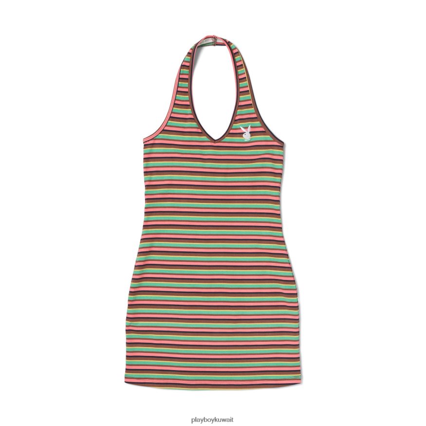 Playboy نحيف فستان قصير بدون خياطة R820R1024 ملابس متعدد