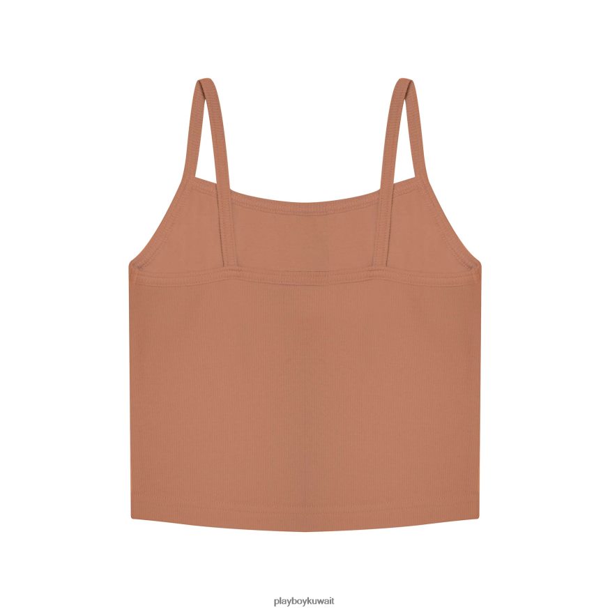 Playboy نحيف قمة كامي مربوطة على شكل قلب أرنب R820R1040 ملابس فرو القندس