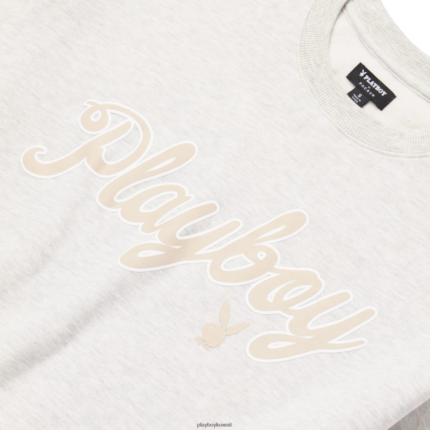 Playboy نحيف رقبة دائرية ذات مناظر خلابة R820R1155 ملابس دقيق الشوفان