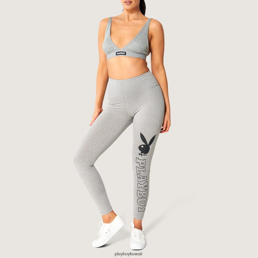 Playboy نحيف يغطي الرجل رأس الأرنب R820R1167 ملابس هيذر رمادي