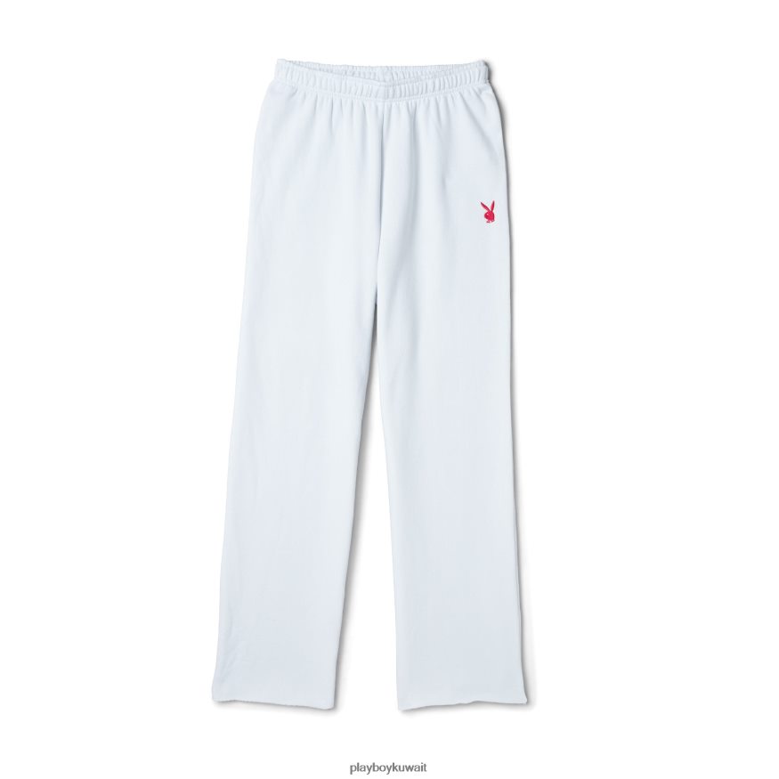 Playboy نحيف بنطال رياضي واسع الأرجل من الكرز R820R1174 ملابس ناصعة البياض