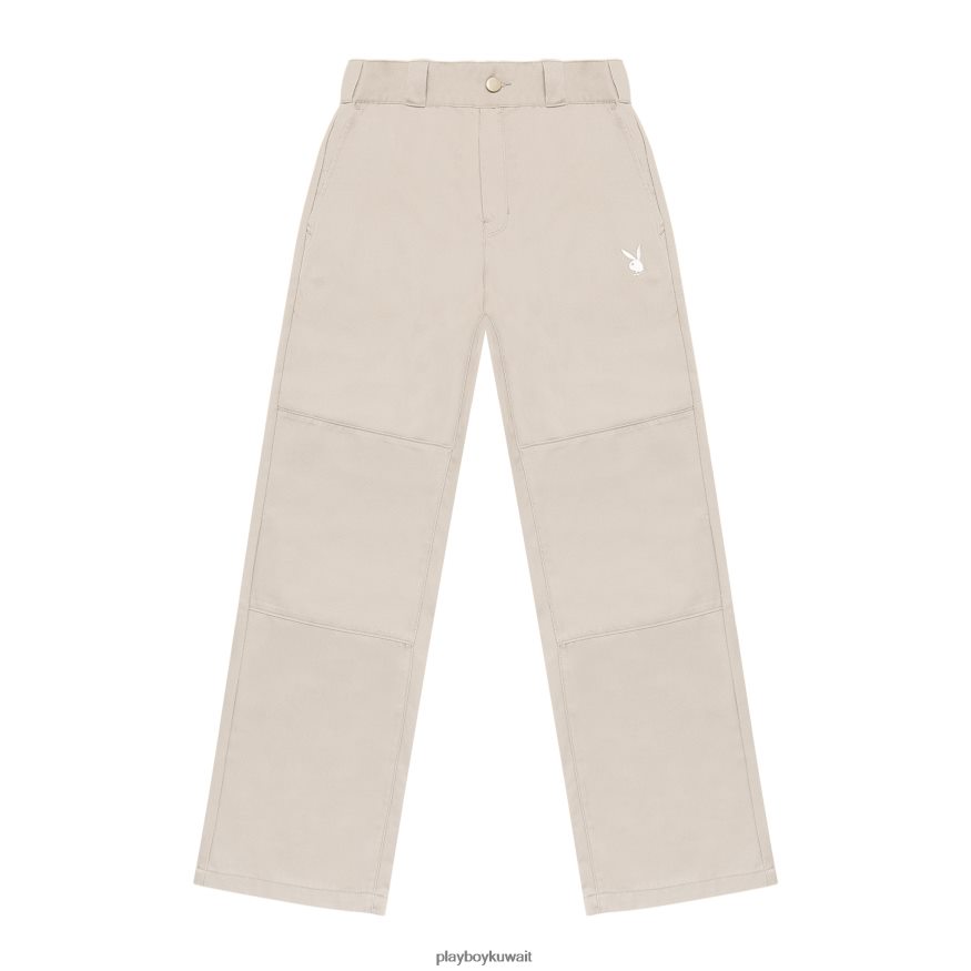 Playboy نحيف سروال عمل صديقها السابق R820R1189 ملابس تان