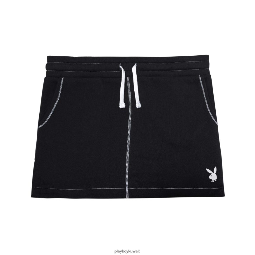 Playboy نحيف تنورة صغيرة اسكواش R820R1220 ملابس أنثراسايت