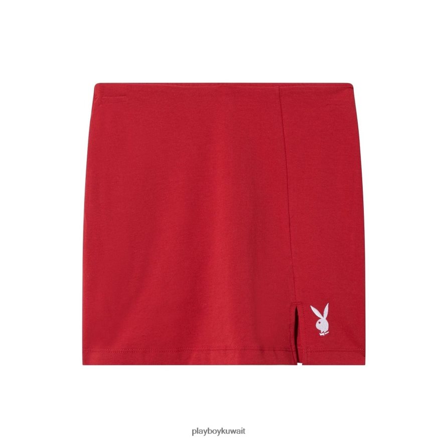 Playboy نحيف تنورة مشقوقة R820R1227 ملابس أحمر