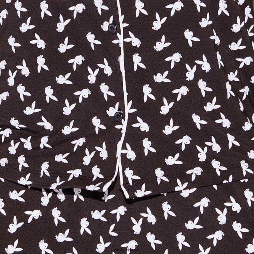 Playboy نحيف مجموعة بيجامة حفلة النوم R820R1268 ملابس كل الأرنب