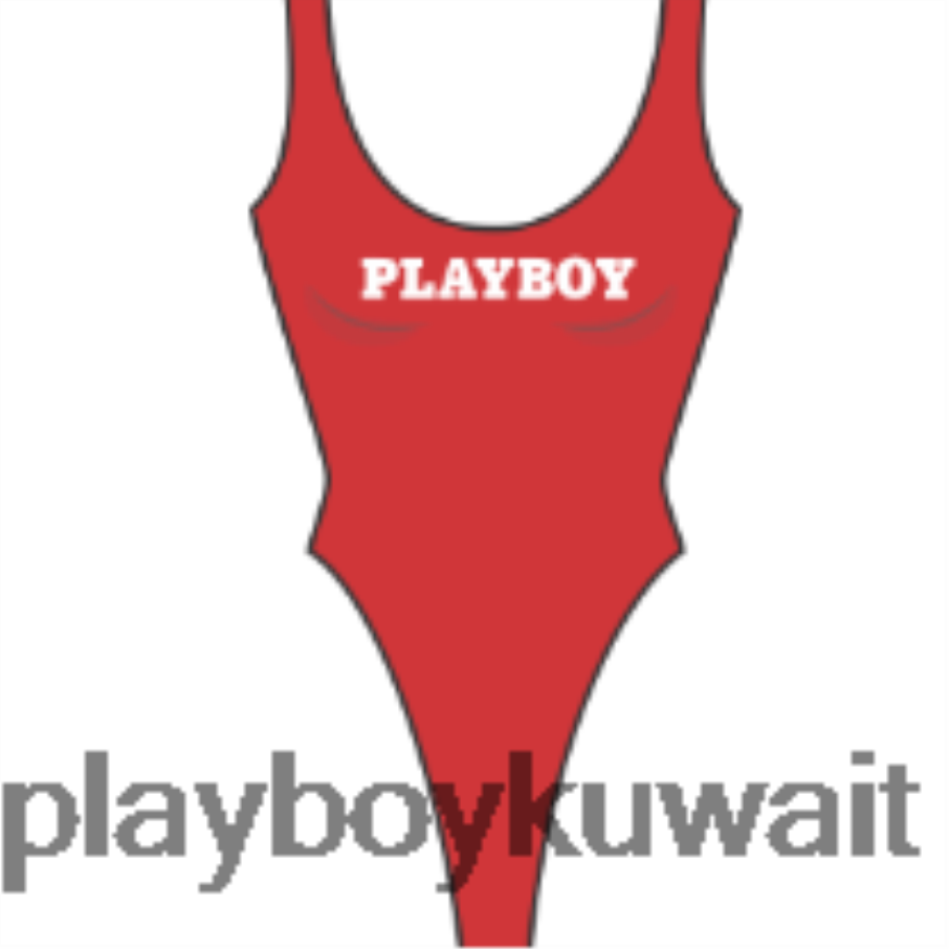 Playboy نحيف بايواتش قطعة واحدة R820R1413 ملابس أحمر