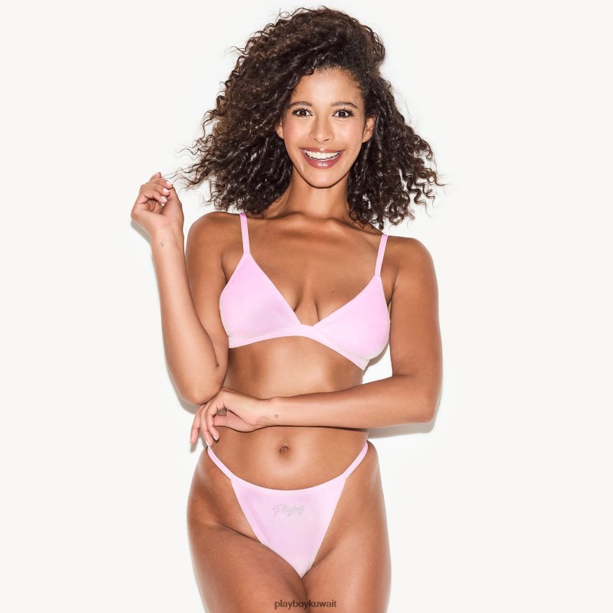 Playboy نحيف ثونغ القطيفة R820R1447 ملابس الوردي الناعم