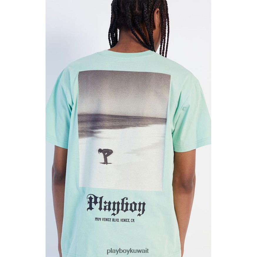 Playboy رجال قميص النعناع الساحلي R820R255 ملابس إبداعي