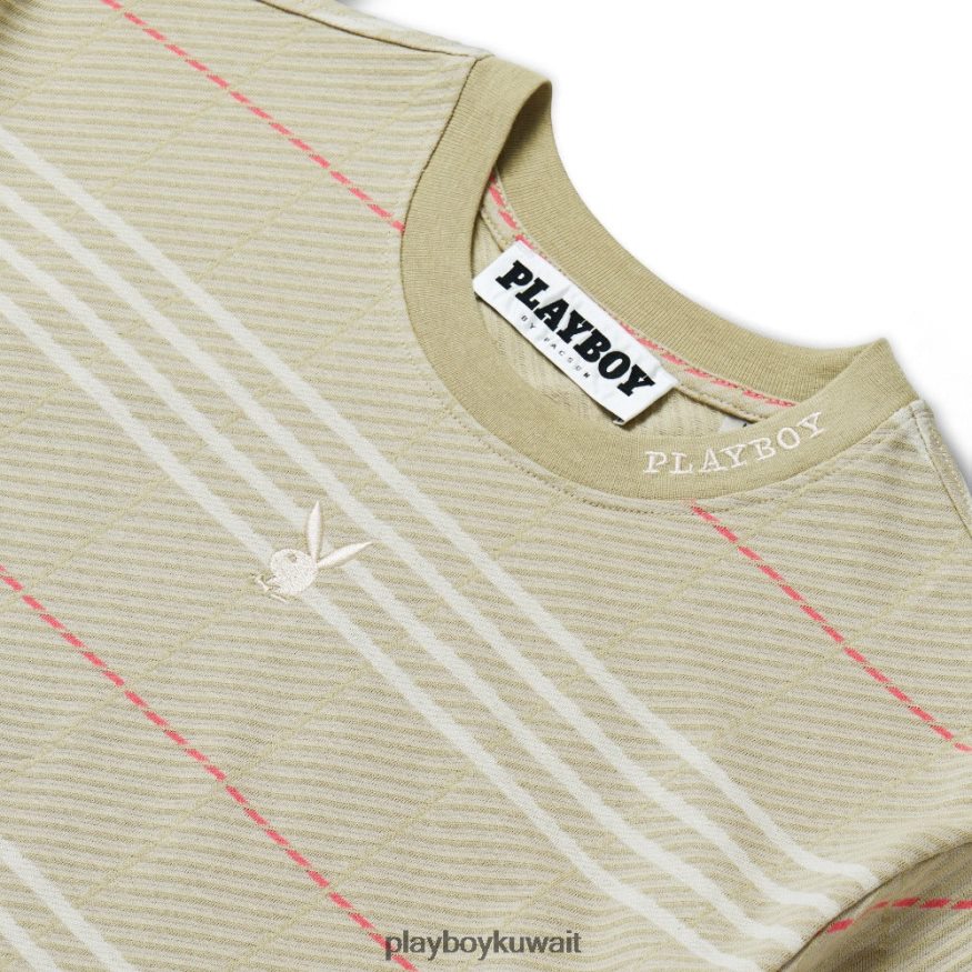 Playboy رجال تي شيرت بأكمام قصيرة R820R271 ملابس منقوشة
