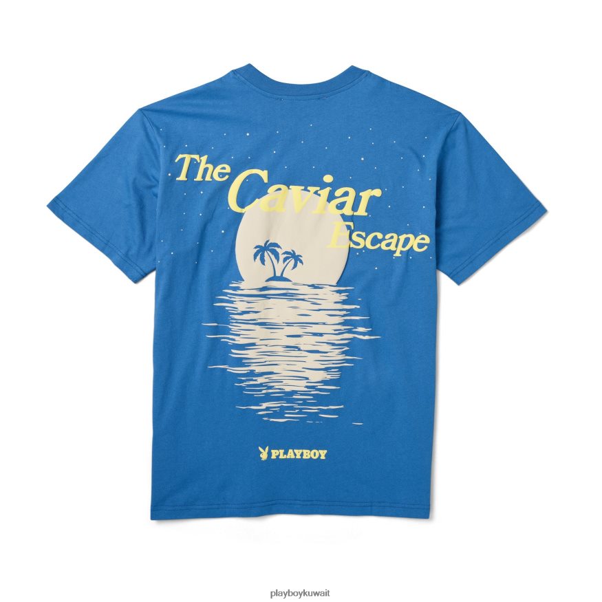 Playboy رجال الهروب تي شيرت قصير الأكمام R820R293 ملابس القوات البحرية