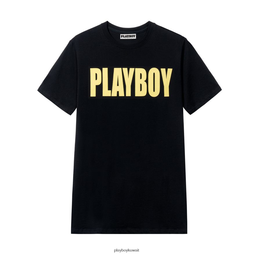 Playboy رجال تأثير تي شيرت R820R299 ملابس أسود