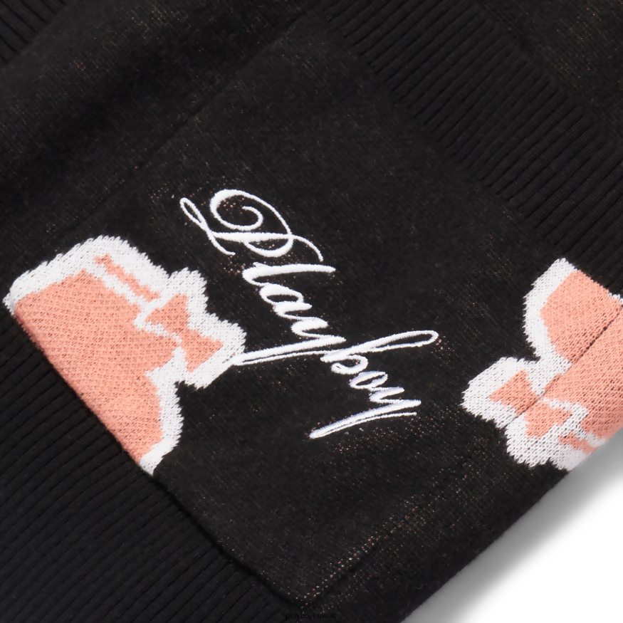 Playboy رجال تكرار سترة رأس الأرنب R820R434 ملابس إبداعي