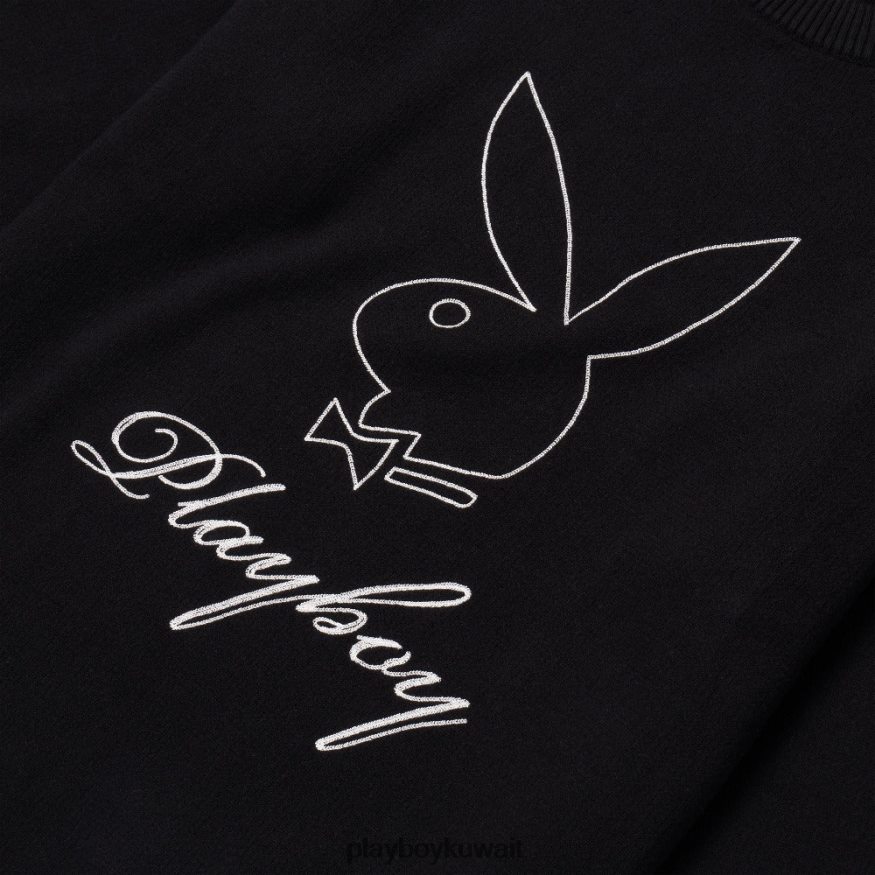 Playboy رجال سترة كلاسيكية R820R471 ملابس أسود