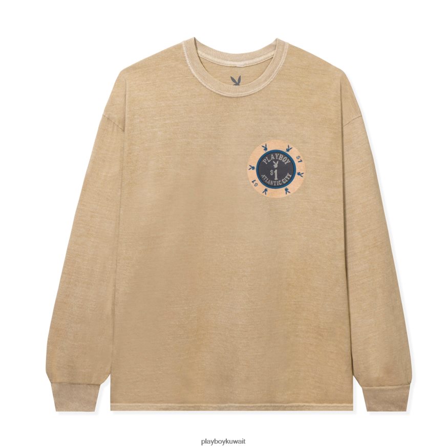 Playboy رجال قميص الكازينو طويل الأكمام R820R484 ملابس إبداعي