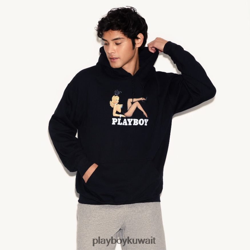 Playboy رجال هوديي الأرنب خمر R820R504 ملابس إبداعي