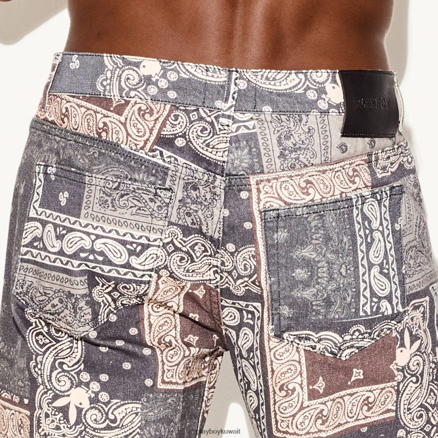 Playboy رجال جان أبي R820R547 ملابس باندانا