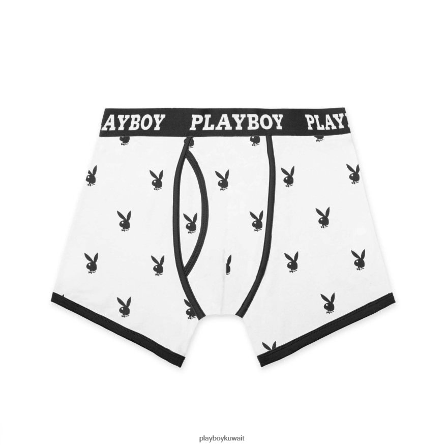 Playboy رجال ملخصات الملاكم رأس الأرنب R820R702 ملابس أسود