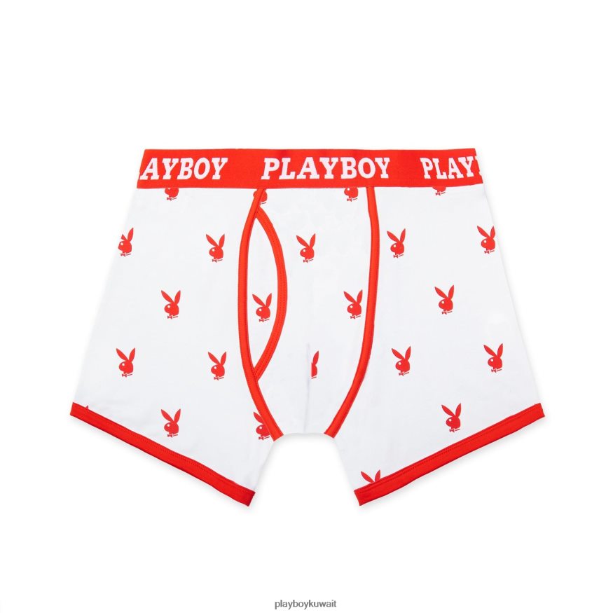 Playboy رجال ملخصات الملاكم رأس الأرنب R820R703 ملابس أحمر