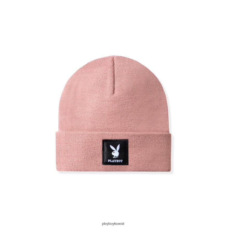 Playboy رجال قبعة صغيرة متماسكة مع رقعة الشعار R820R754 ملحق وَردَة