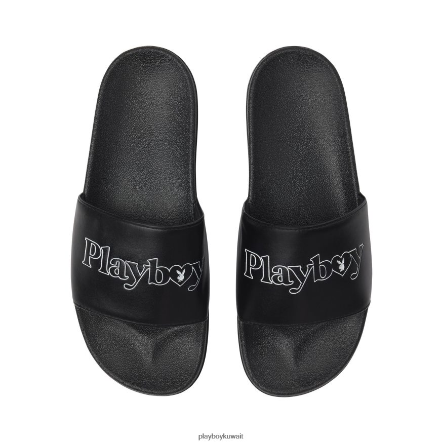 Playboy نحيف شرائح قلب الترويسة R820R835 أحذية أسود