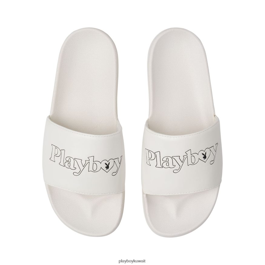 Playboy نحيف شرائح قلب الترويسة R820R836 أحذية أبيض