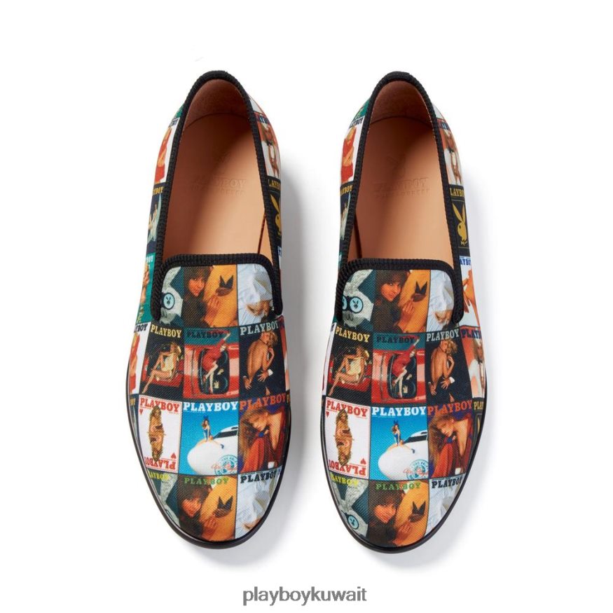 Playboy رجال حذاء ديوك + دكستر على غلاف مجلة R820R846 أحذية إبداعي