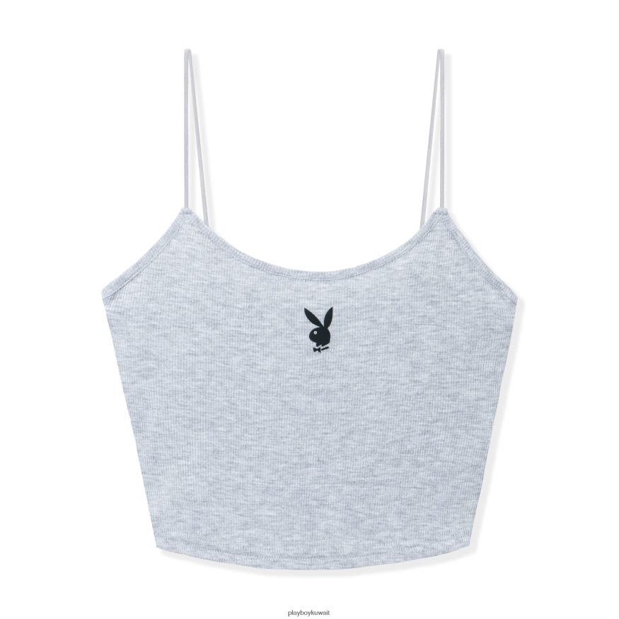 Playboy نحيف قمة كامي الكلاسيكية R820R925 ملابس رمادي