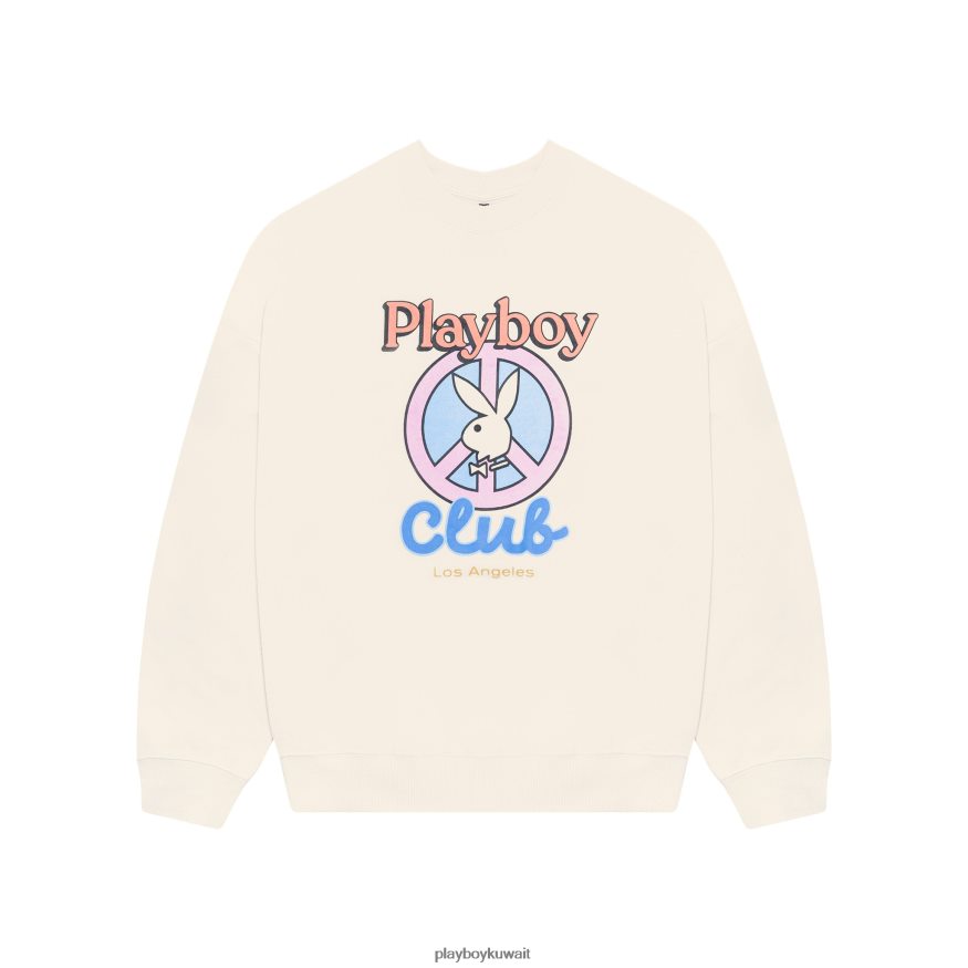 Playboy نحيف سويت شيرت بياقة دائرية من Smile Club R820R1078 ملابس عظم