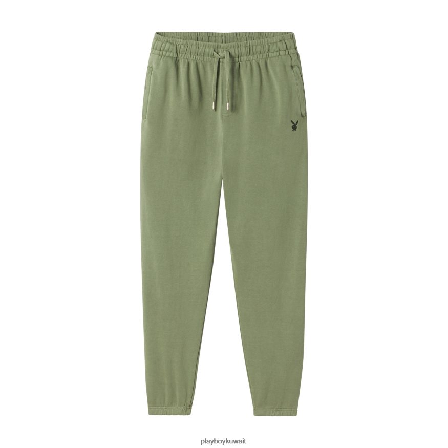 Playboy رجال أرنب أساسيات Sweatpant R820R595 ملابس أخضر