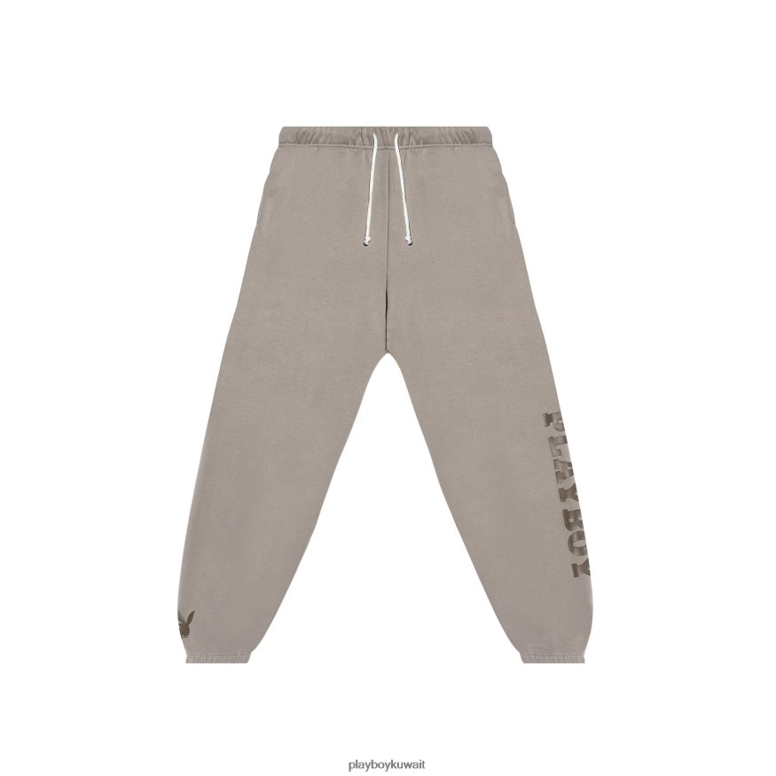 Playboy نحيف تهدئة Sweatpants R820R1248 ملابس بني