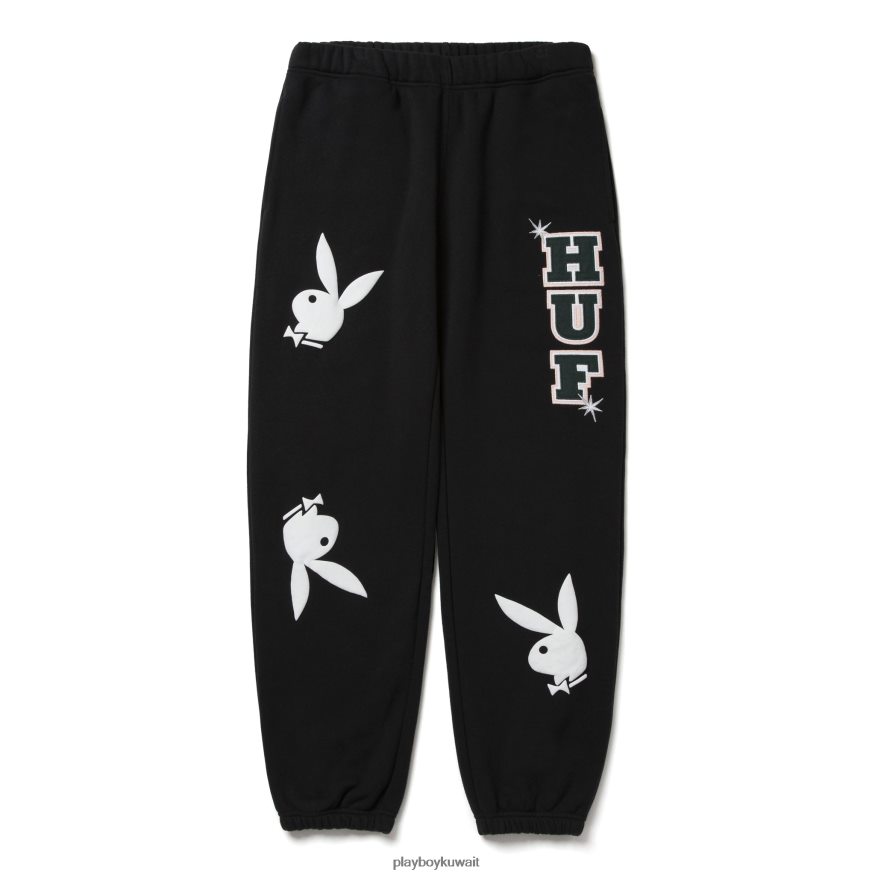 Playboy x HUF رجال بنطال رياضي برأس أرنب R820R598 ملابس رمادي
