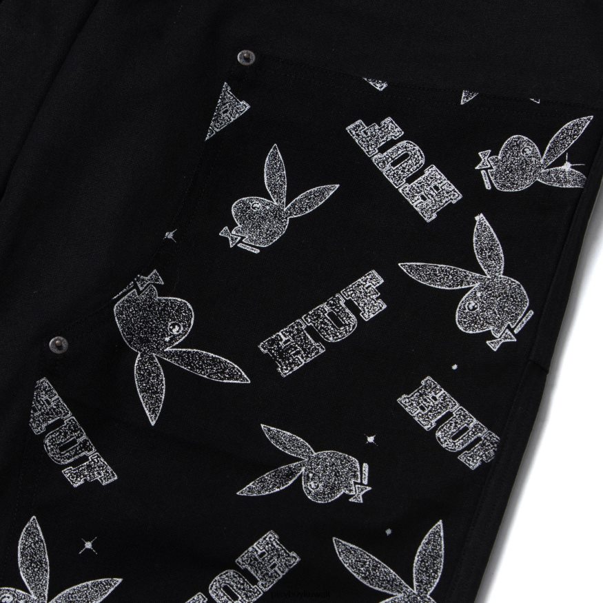 Playboy x HUF رجال vvs بانت رأس الأرنب R820R560 ملابس إبداعي