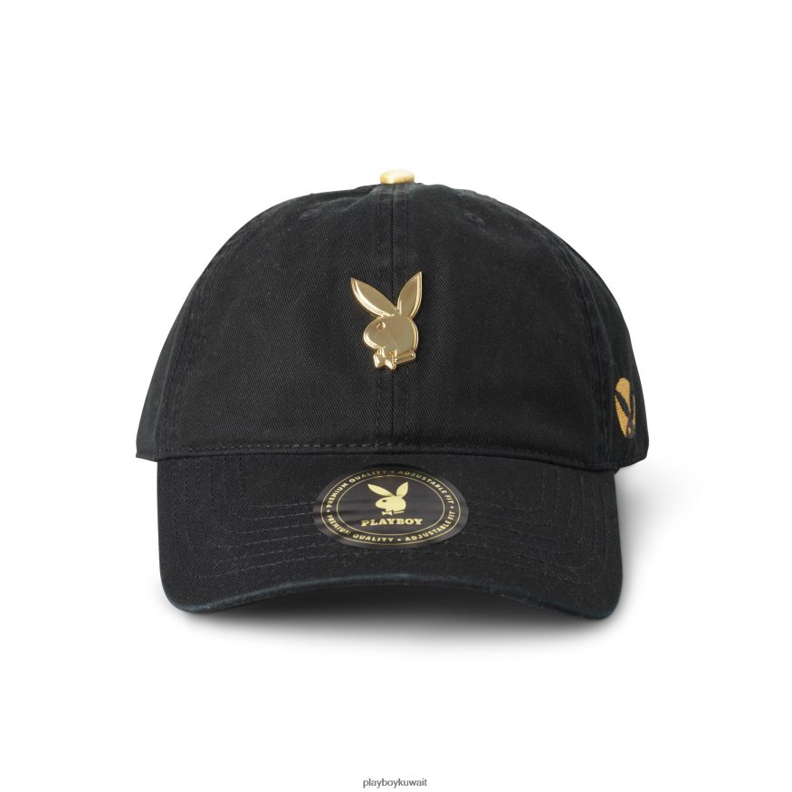 Playboy x Lids رجال قبعة أبي R820R807 ملحق أسود