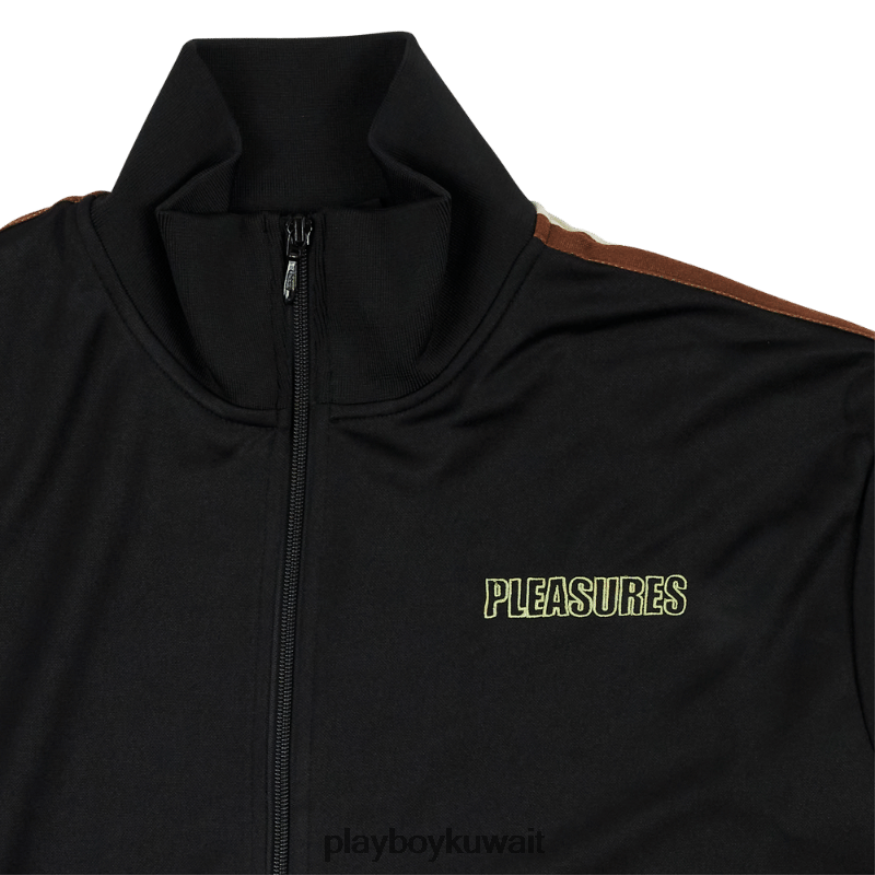 Playboy x Pleasures رجال سترة المسار الشريرة R820R369 ملابس أسود